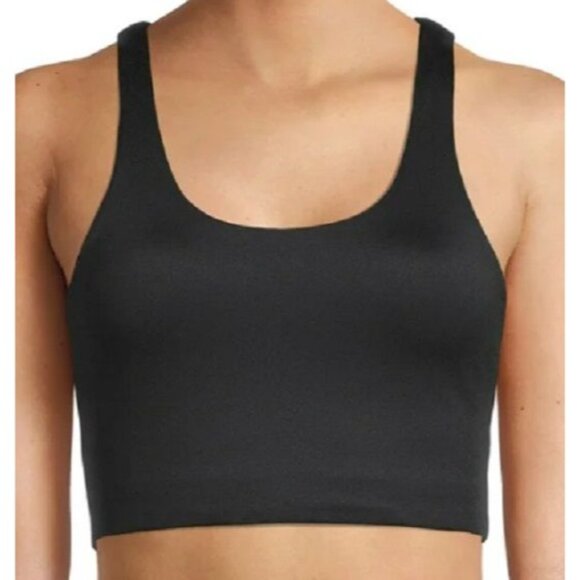 Athlux Women's Basic Luxe Medium Impact Scoop Neck Sports Bra LARGE (11-AL) - Picture 2 of 9